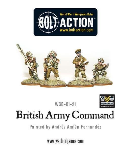 British Army Command - Bolt Action - Warlord Games