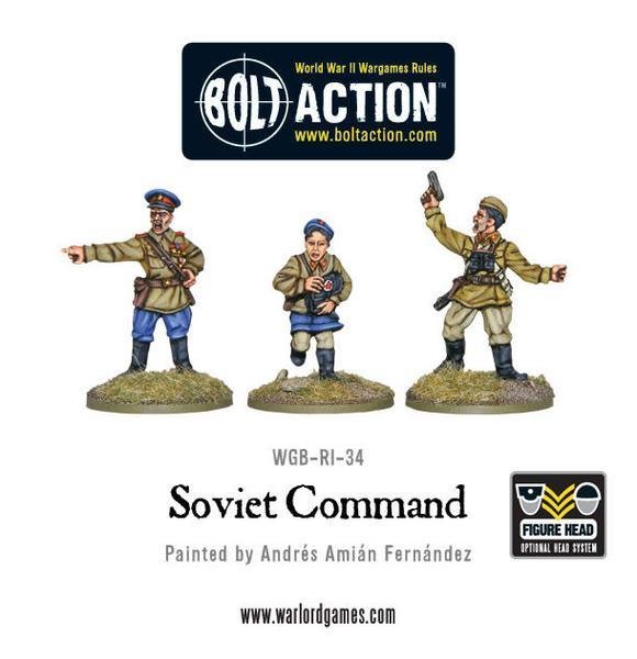 Soviet Army Command - Bolt Action - Warlord Games