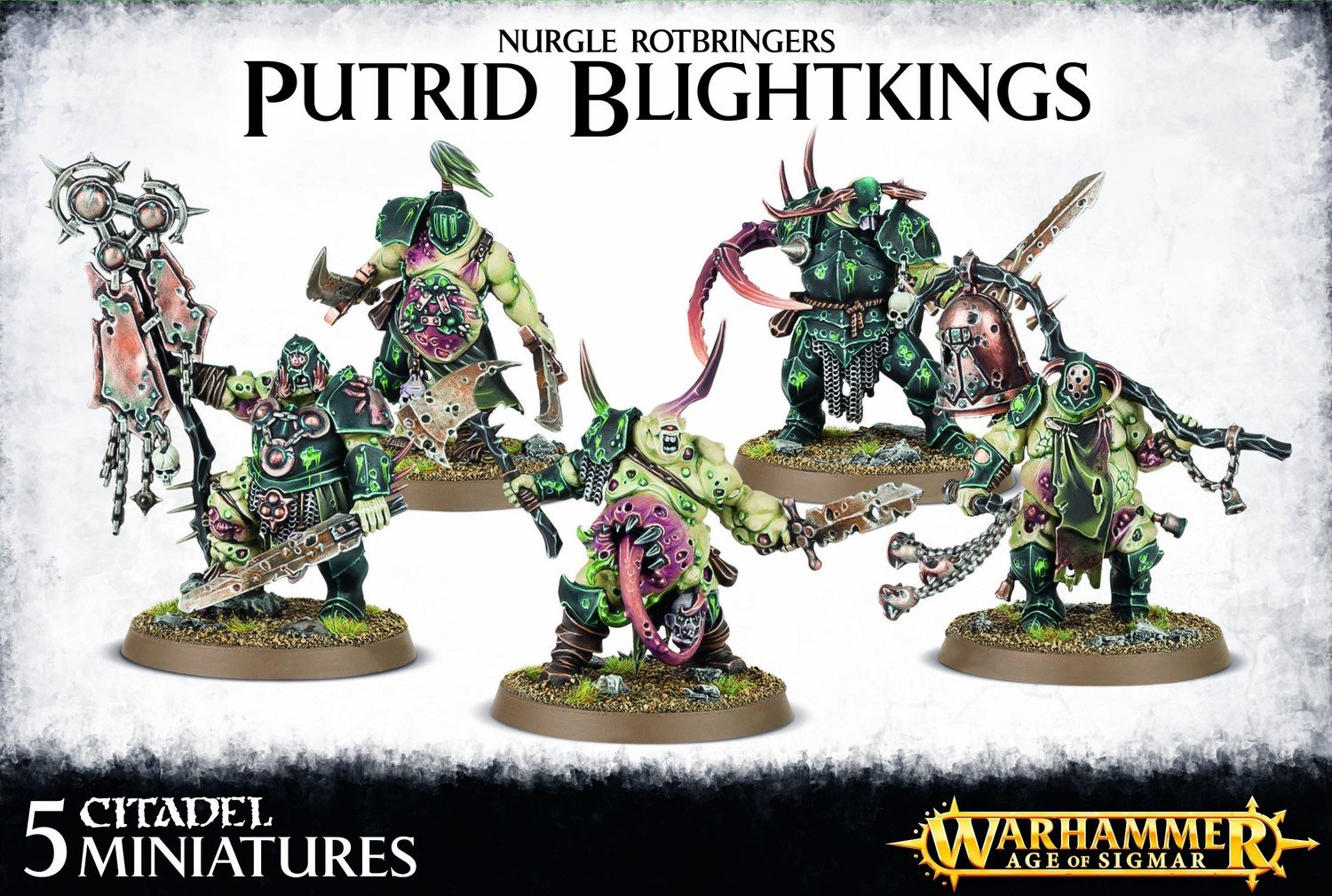 Putrid Blightkings - Age of Sigmar - Warhammer - Games Workshop Putrid Blightkings - Age of Sigmar - Warhammer - Games Workshop