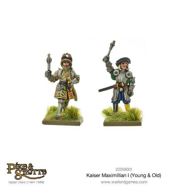 Kaiser Maximilian I (Young & Old) - Pike & Shotte - Warlord Games