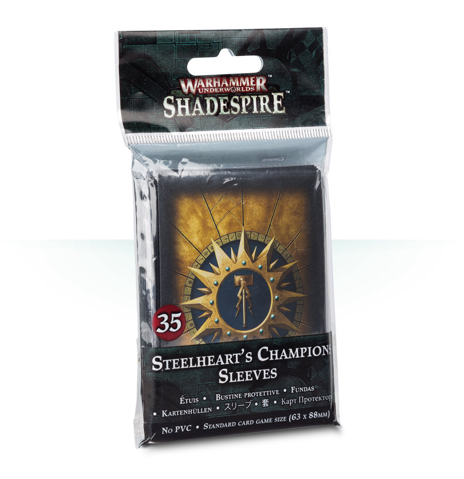 Kartenhüllen Sleeves für Warhammer Underworlds: Shadespire – Stahlherzens Champions - Games Workshop