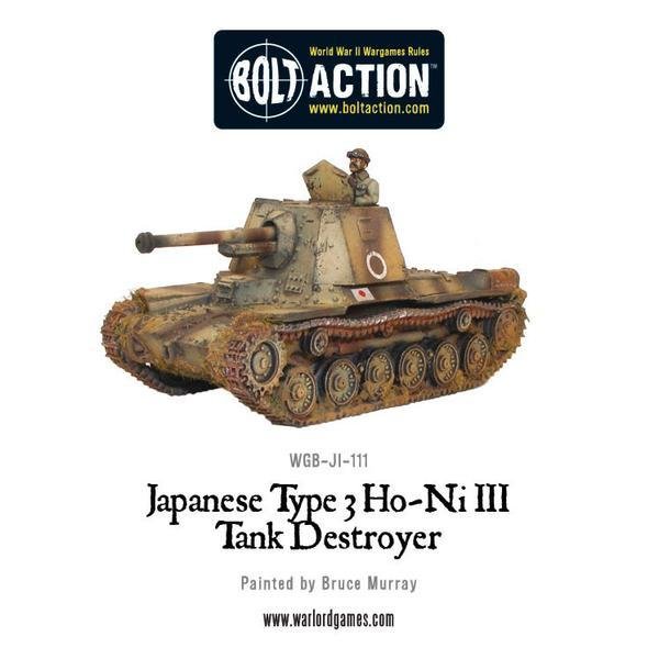Japanese Type 3 Ho-Ni III tank destroyer - Bolt Action