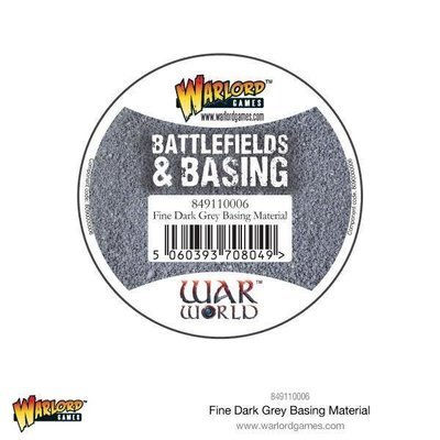 Fine Dark Grey Basing Material - Warlord Scenics - Warlord Games