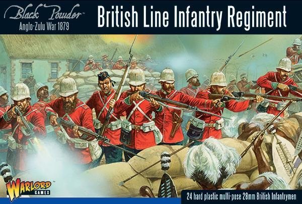 Anglo-Zulu War: British Line Infantry Regiment - Black Powder - Warlord Games