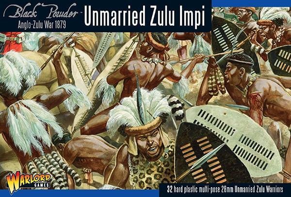 Anglo-Zulu War: Unmarried Zulu Impi - Black Powder - Warlord Games