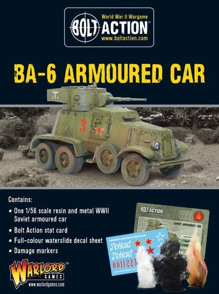 BA-6 Armoured Car - Soviet - Bolt Action