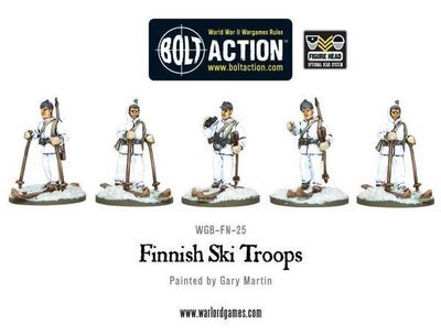 Finnish Ski Troops (5) - Allies - Bolt Action