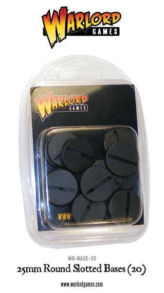 25mm Round Slotted Bases (20) - Warlord Games