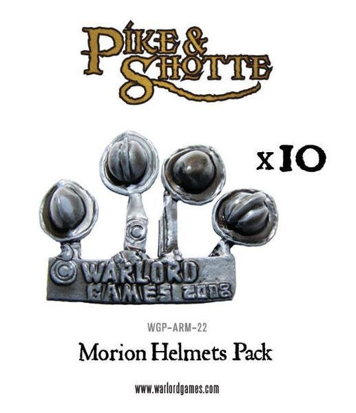 Morion helmets pack (40) - Pike & Shotte - Warlord Games