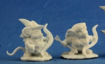 Mousling Ranger and Yeoman - Bones - Reaper Miniatures