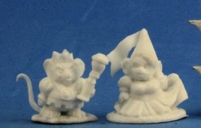 Mousling King and Princess - Bones - Reaper Miniatures