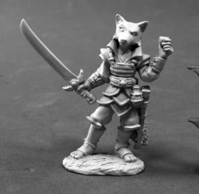 Kogo, Male Kitsune - Reaper Miniatures