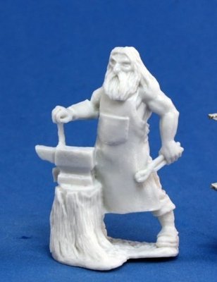 Townsfolk: Blacksmith  - Bones - Reaper Miniatures