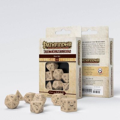 Pathfinder Würfel Set Rise of Runelords (7) - Q-Workshop