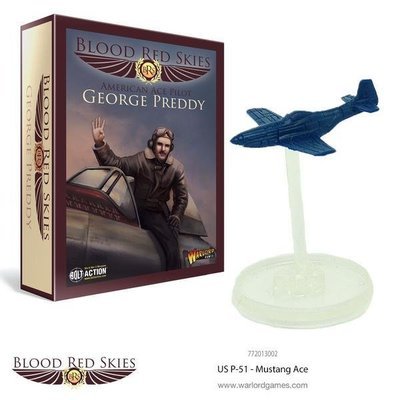 US P-51 Mustang Ace - George Preddy - Blood Red Skies - Warlord Games