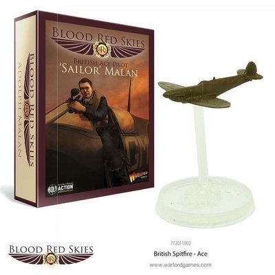 British Spitfire Ace - Sailor Malan - Blood Red Skies - Warlord Games