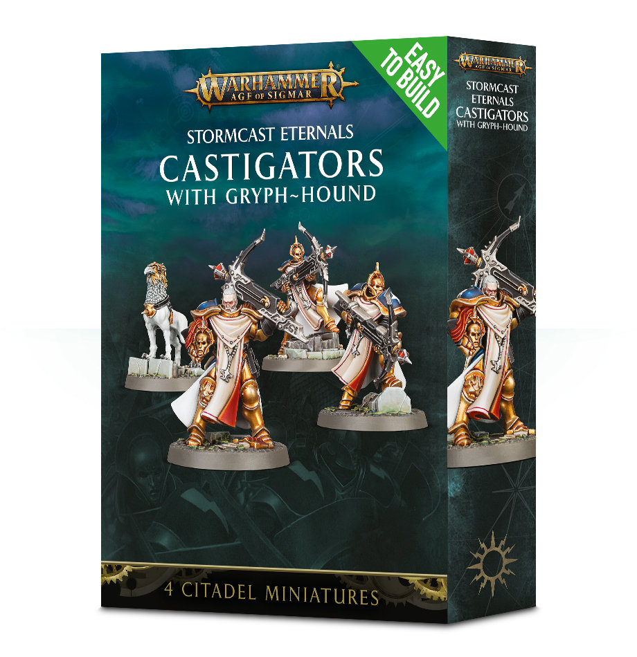 Easy to Build Castigators with Gryph-hound - Stormcast Eternals - Warhammer Age of Sigmar - Games Workshop