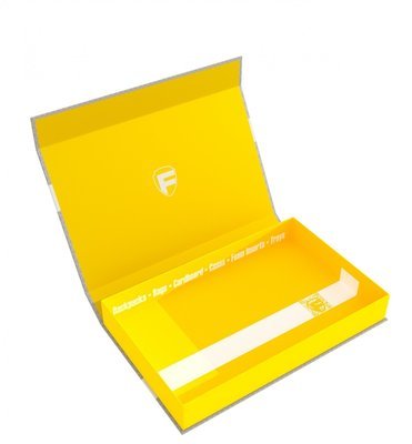 Feldherr Magnetbox half-size 40 mm gelb leer - Feldherr