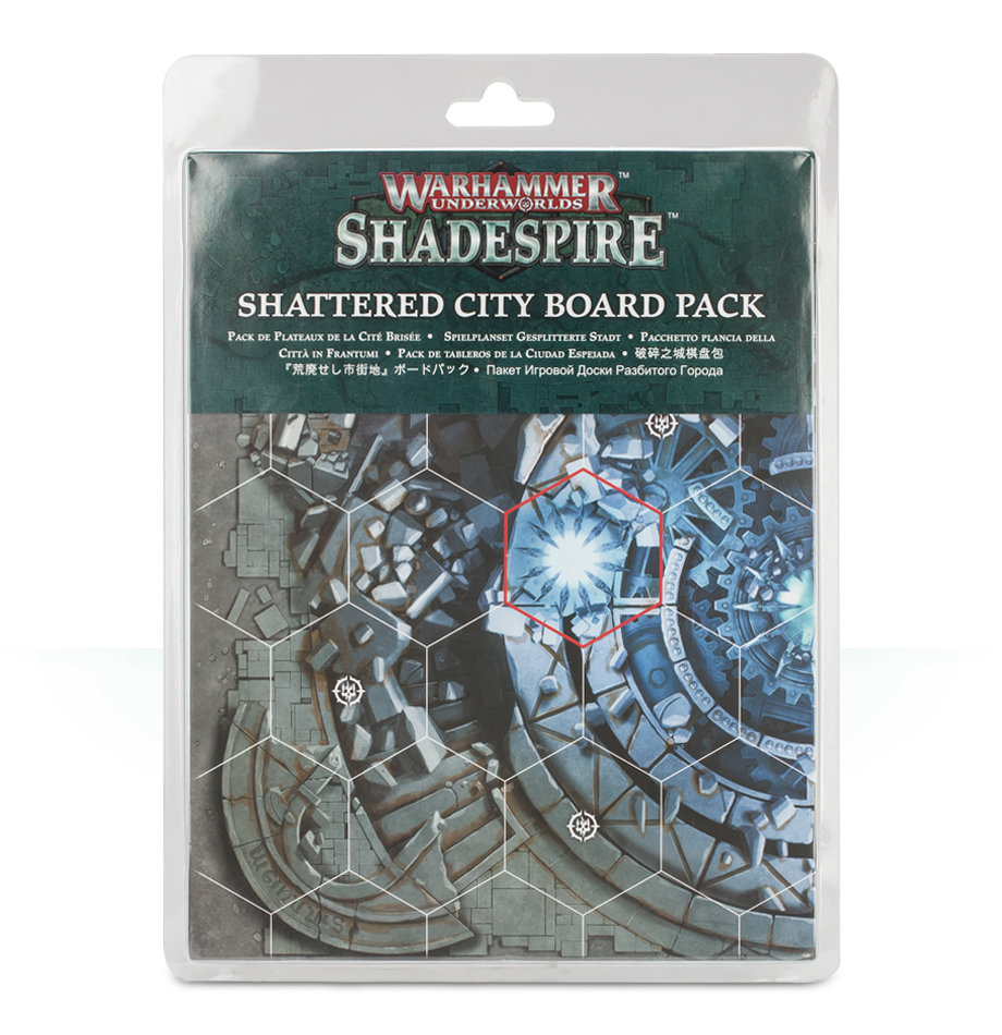 WH UNDERWORLDS: SHATTERED CITY BOARDS Bretter Spielplanset Shadespire - Games Workshop WH UNDERWORLDS: SHATTERED CITY BOARDS Bretter Spielplanset Shadespire - Games Workshop