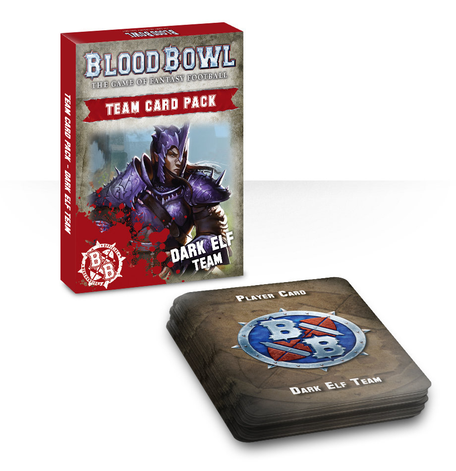 DARK ELF TEAM CARDS (ENG) - Blood Bowl - Games Workshop