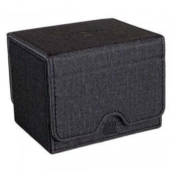 Convertible Premium Deck Box Single Horizontal 100+ Standard Size Cards - Black