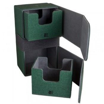 Convertible Premium Deck Box Dual 200+ Standard Size Cards - Green