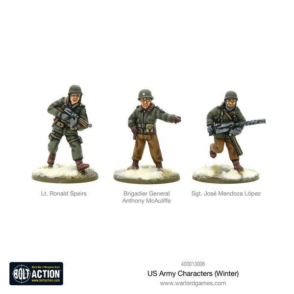 US Army Characters (Winter) - American - Bolt Action - Warlord Games