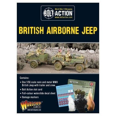 British Airborne Jeep & Trailer - Bolt Action - Warlord Games