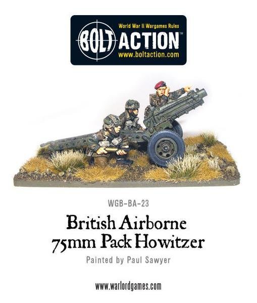 British Airborne 75mm Pack Howitzer - Bolt Action - Warlord Games