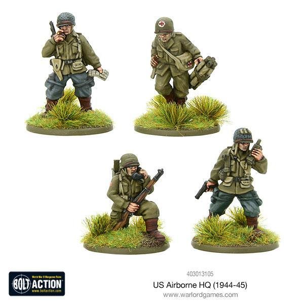 US Airborne HQ (1944-45) - Bolt Action - Warlord Games