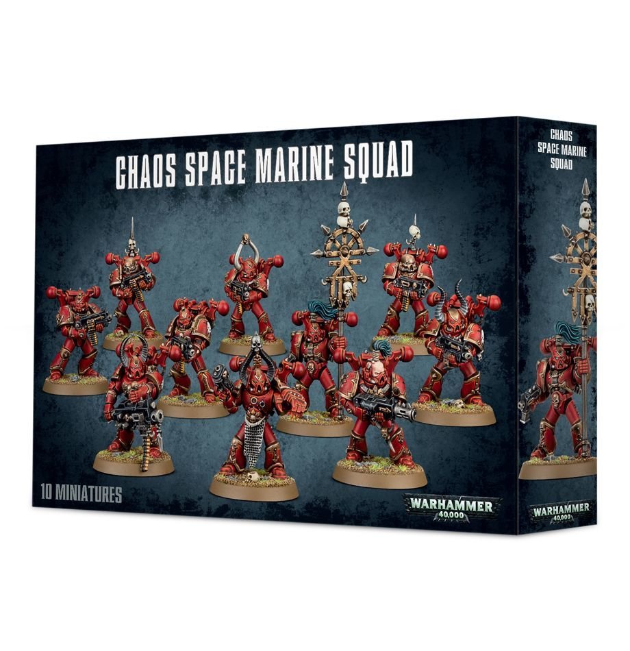 Chaos Space Marine Squad (alte Box) - Warhammer 40.000 - Games Workshop