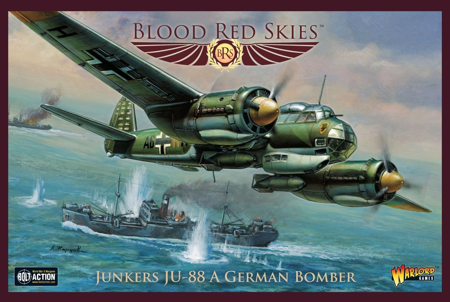 Junkers JU-88 A German Bomber - Blood Red Skies - Warlord Games
