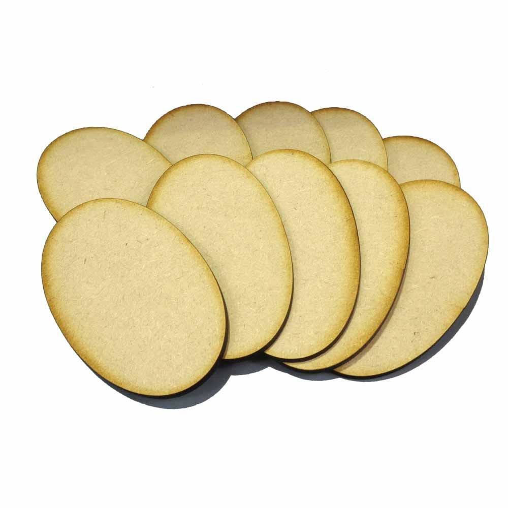 90mm x 52mm Oval Bases - MDF