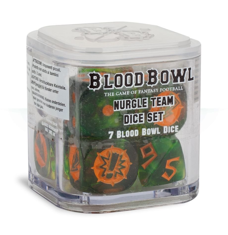 NURGLE'S ROTTERS BLOOD BOWL DICE Würfel - Blood Bowl - Games Workshop