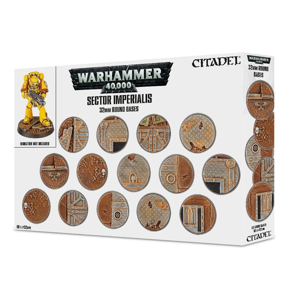 Sector Imperialis 32mm Round Bases - Games Workshop