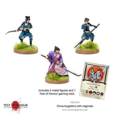 Onna-bugeisha with naginata - Test of Honour - Warlord Games