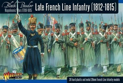 Napoleonic War Late French Line Infantry (1812-1815) - Black Powder - Warlord Games