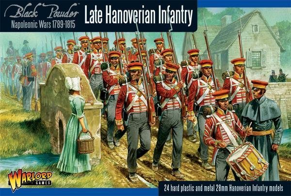 Napoleonic Hanoverian Line Infantry Regiment plastic boxed set - Black Powder - Warlord Games