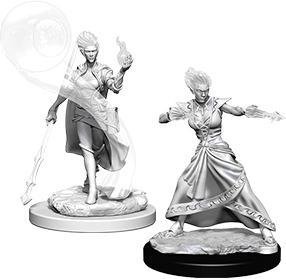 D&D Nolzur's Marvelous Miniatures - Fire Genasi Female Wizard