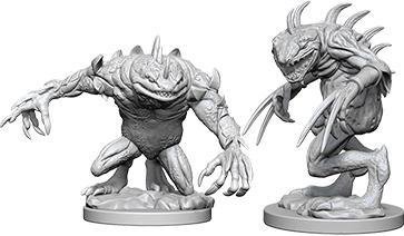 D&D Nolzur's Marvelous Miniatures - Grey Slaad & Death Slaad