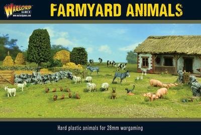 Farmyard Animals Set Tiere - Ziegen, Schweine, Esel - Warlord Games
