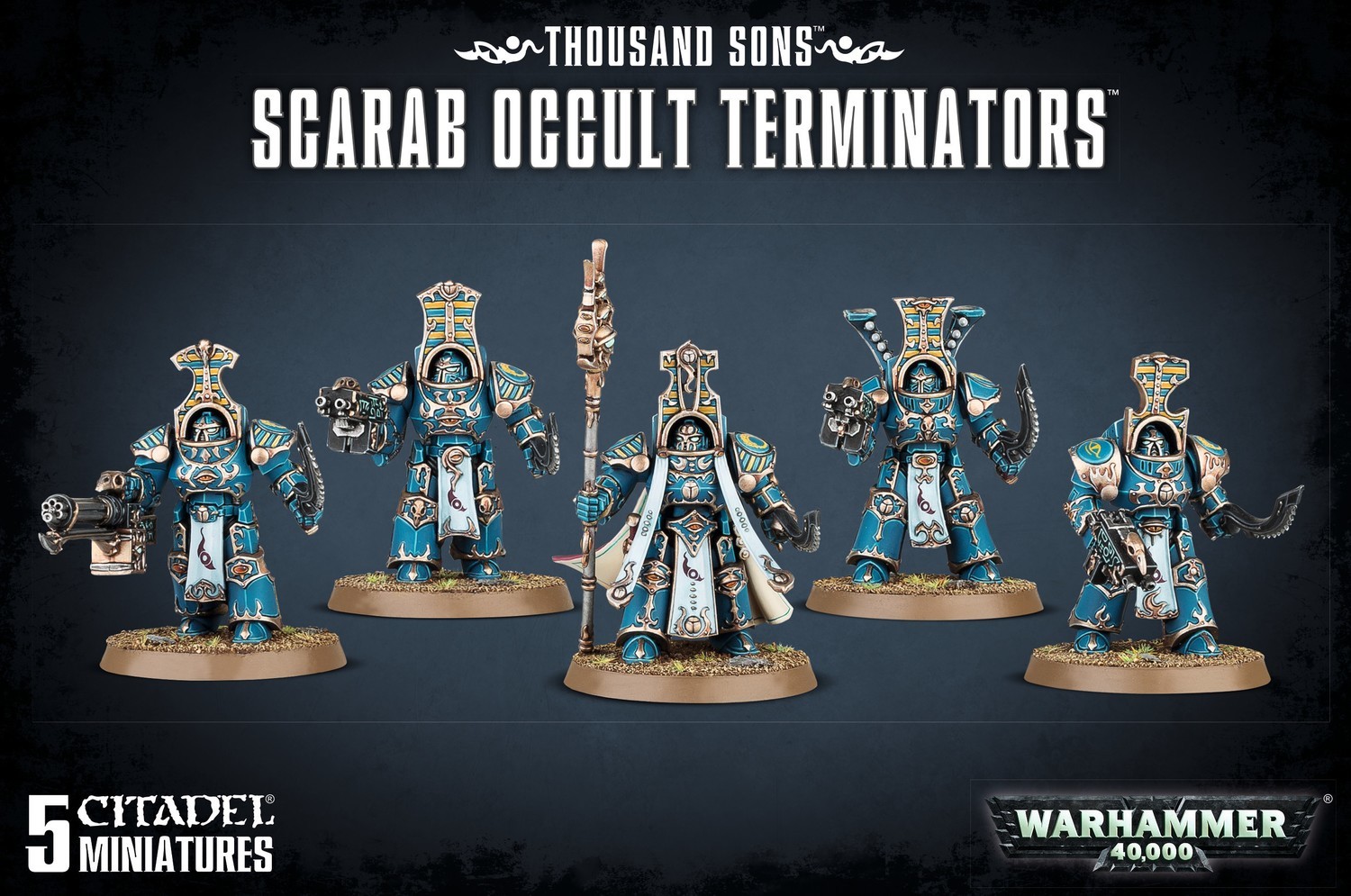 THOUSAND SONS SCARAB OCCULT TERMINATORS - Warhammer 40.000 - Games Workshop