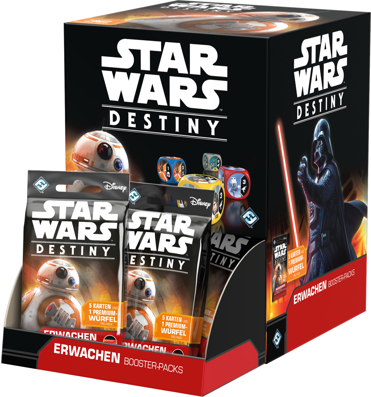 Star Wars: Destiny - Erwachen Booster (36)-Display DEUTSCH
