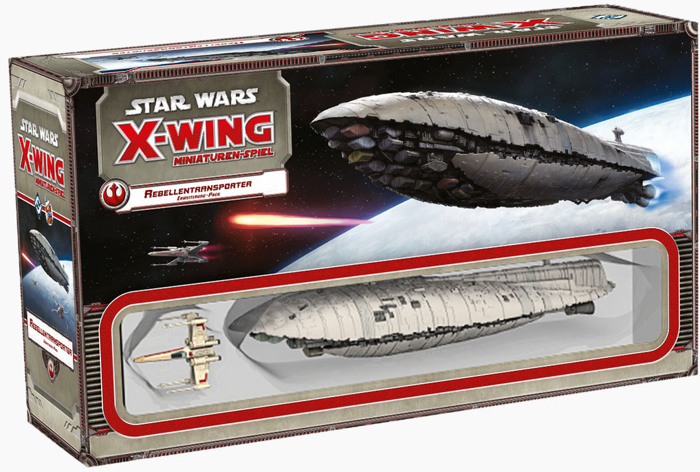 Star Wars: X-Wing Miniaturen-Spiel - Rebellentransporter Rebel Transport  Erweiterung-Pack ENGLISH