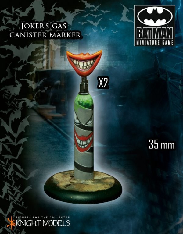 Jokers Gas Canister Marker - Batman Miniature Game