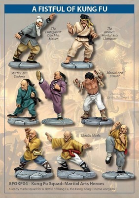 Kung Fu Squad: Martial Arts Heroes - A Fistful Of Kung Fu - North Star Figures