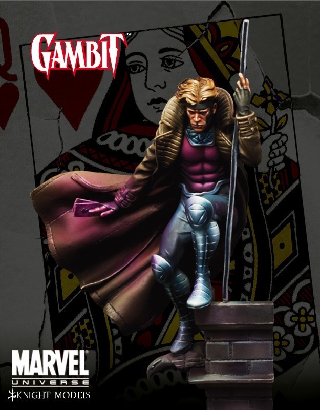 Gambit 70mm - Marvel Knights Miniature