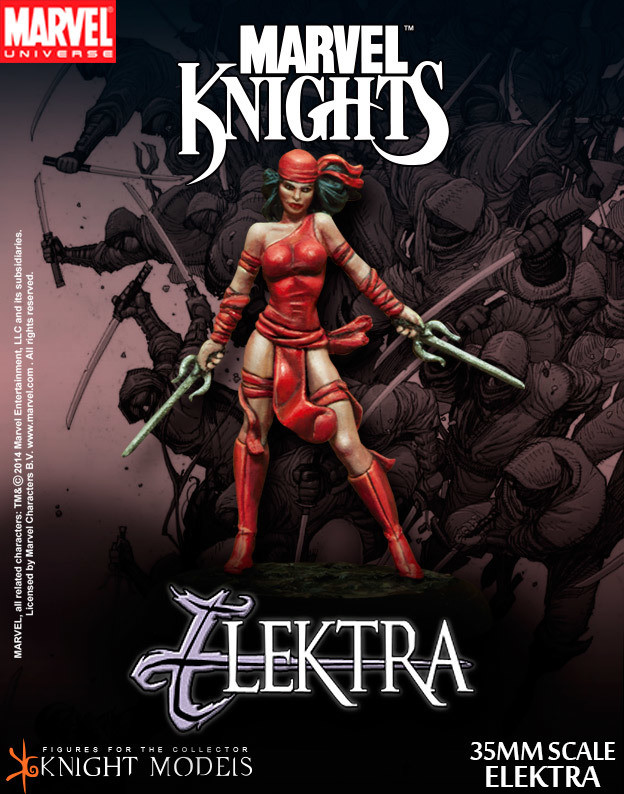 Elektra - Marvel Knights Miniature