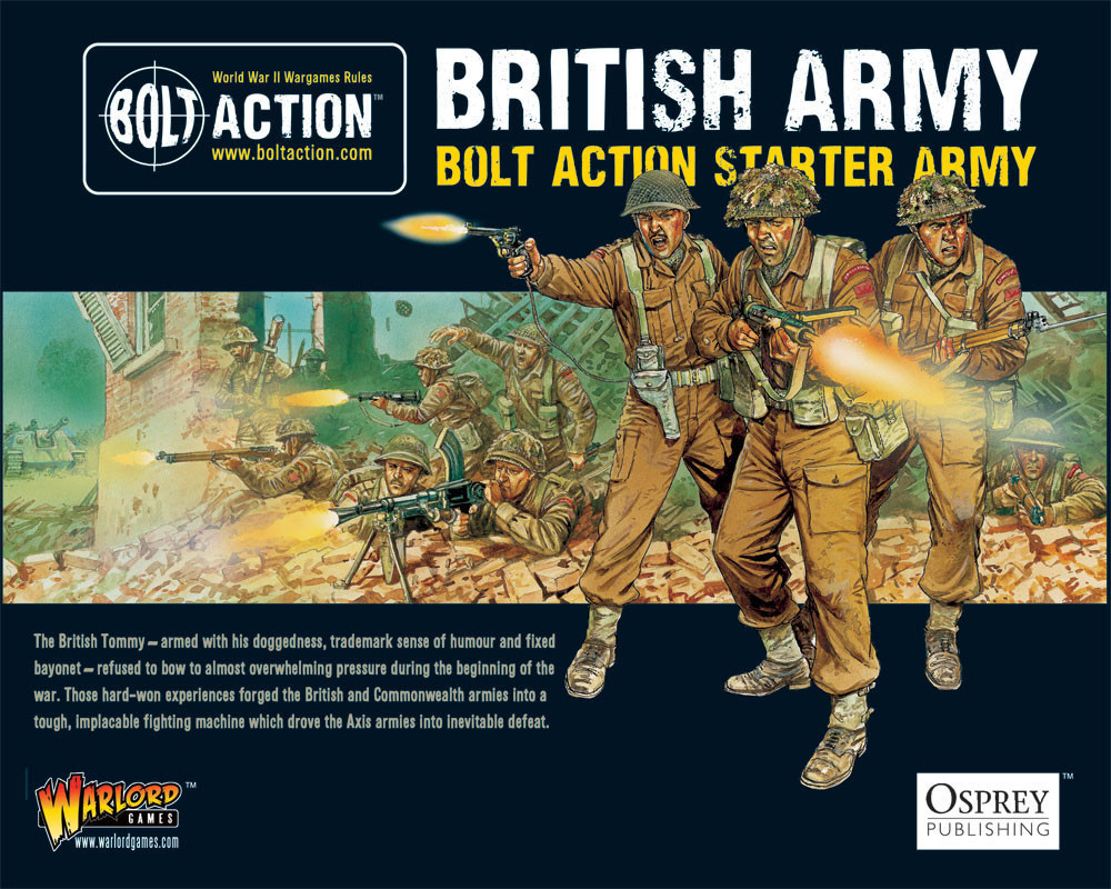British Army - Bolt Action Starter Army (1000Pts) - British -Bolt Action