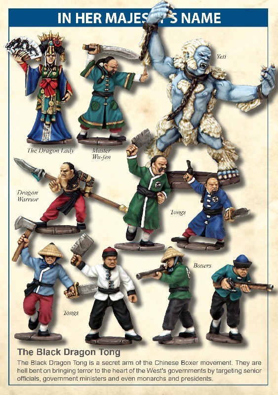 The Black Dragon Tong - In Her Majesty's Name - North Star Figures